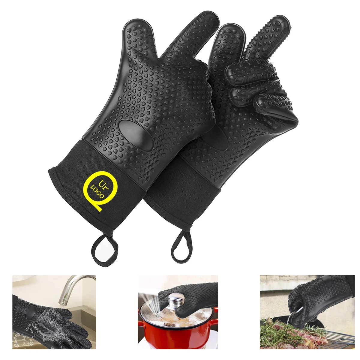 Oven Insulated Silicone Gloves 1
