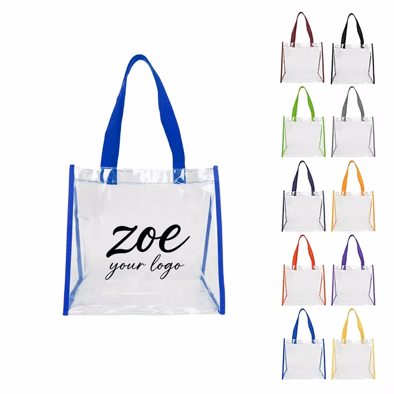 Promotional Clear PVC Tote Bag Branded Giveaway