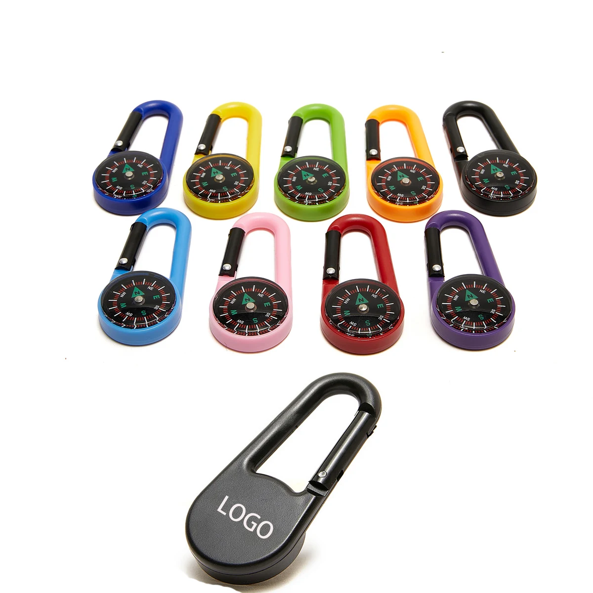Big Compass With Carabiner 1