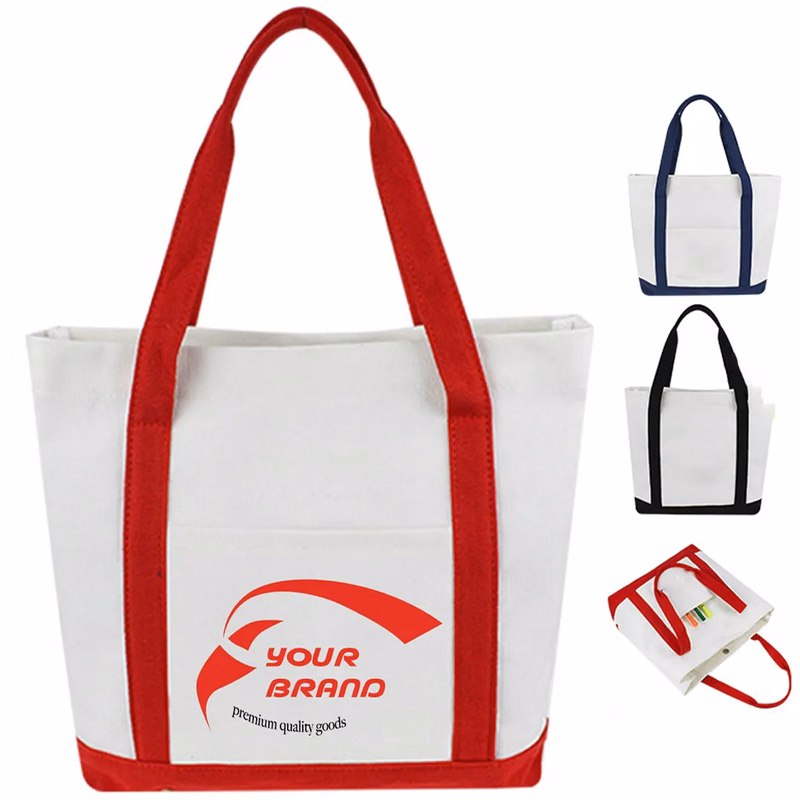 Canvas Shopping Shoulder Reusable Grocery Tote Bag