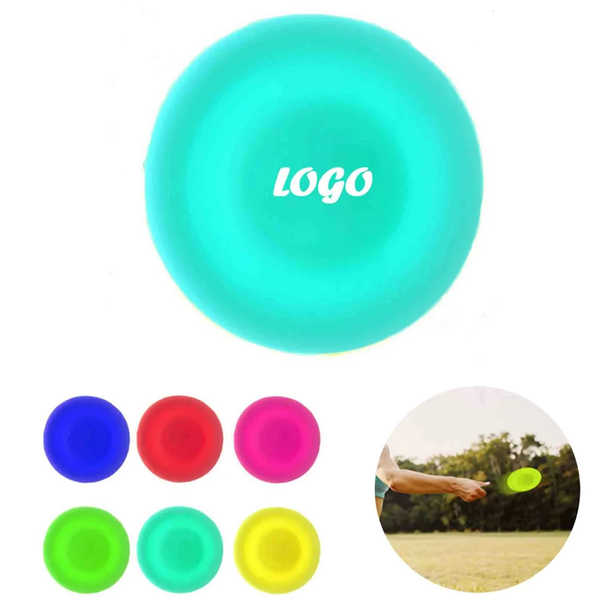 Zip Chip Mini Silicone Flying Disk 1