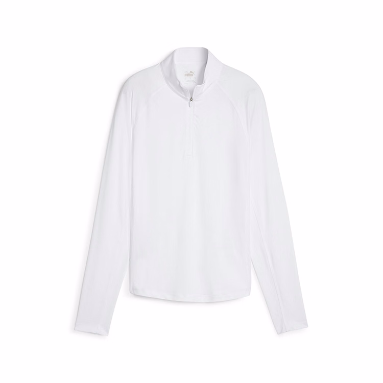Puma Ladies You-V Solid 1/4 Zip