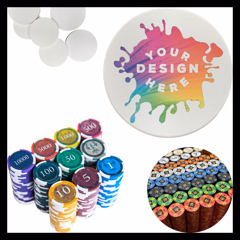 MOQ 100pcs Personalized Gaming Tokens