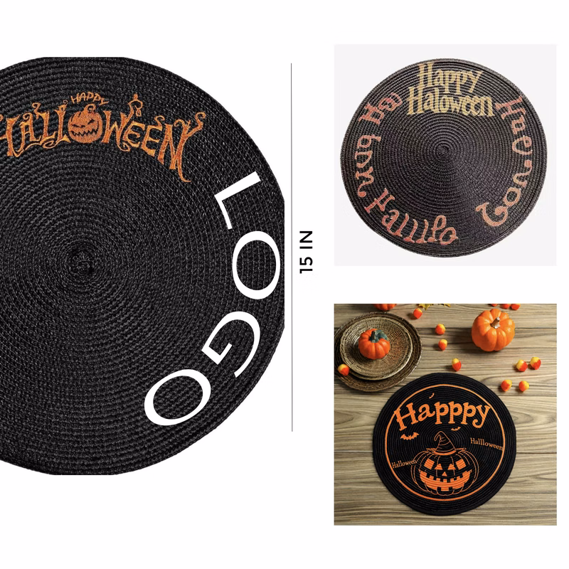 MOQ 50 PCS Decorative Halloween Table Mat