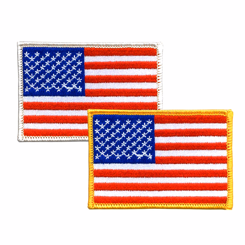 American Flag Embroidered Patch