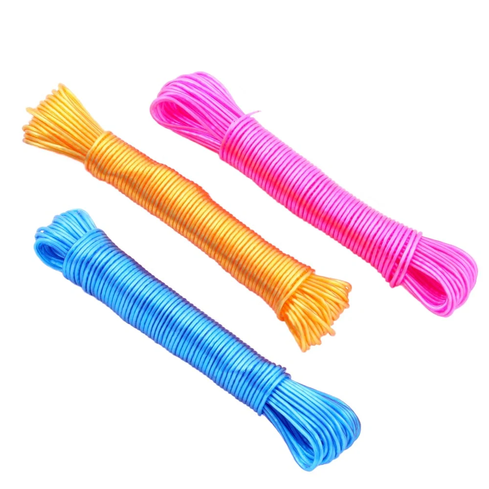 Plastic Clotheslines - 66 Feet Assorted Colors 1
