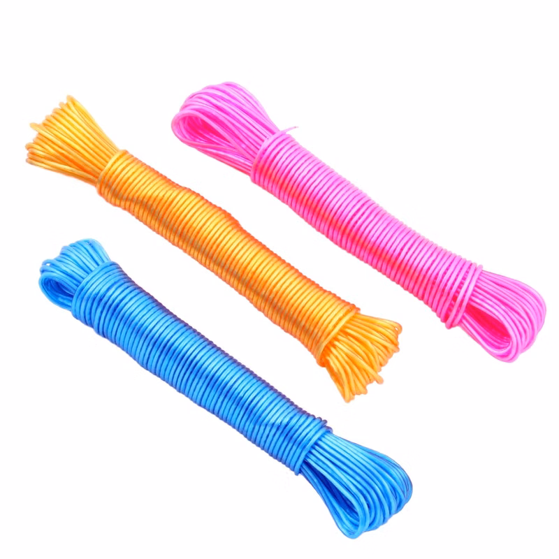 Plastic Clotheslines - 66 Feet Assorted Colors