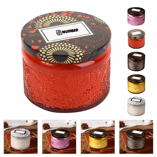 10 Oz. Scented Candle In Jar W/ Lid
