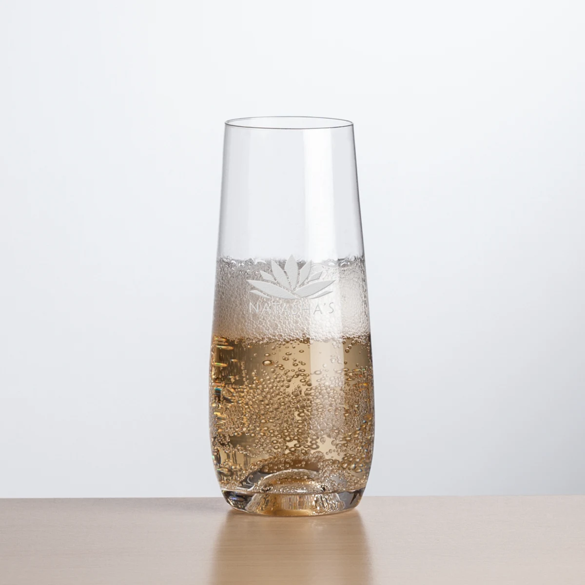 Edderton Stemless Flute - Deep Etch 1