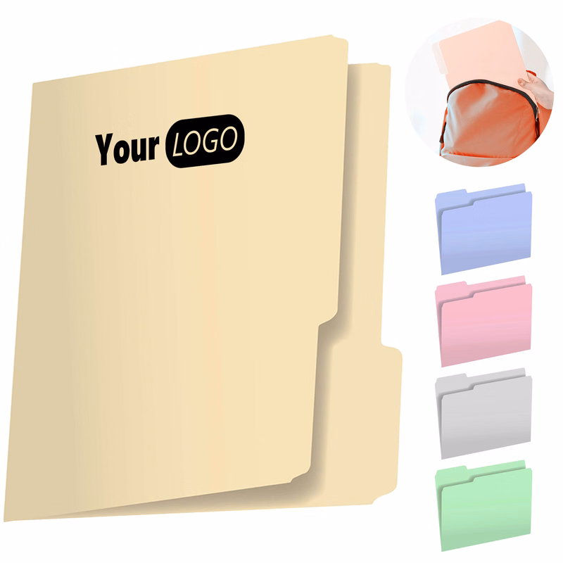 Pp Vibrant Manila Folder Set Of Six Colors For Efficient Organization (Moq 50)