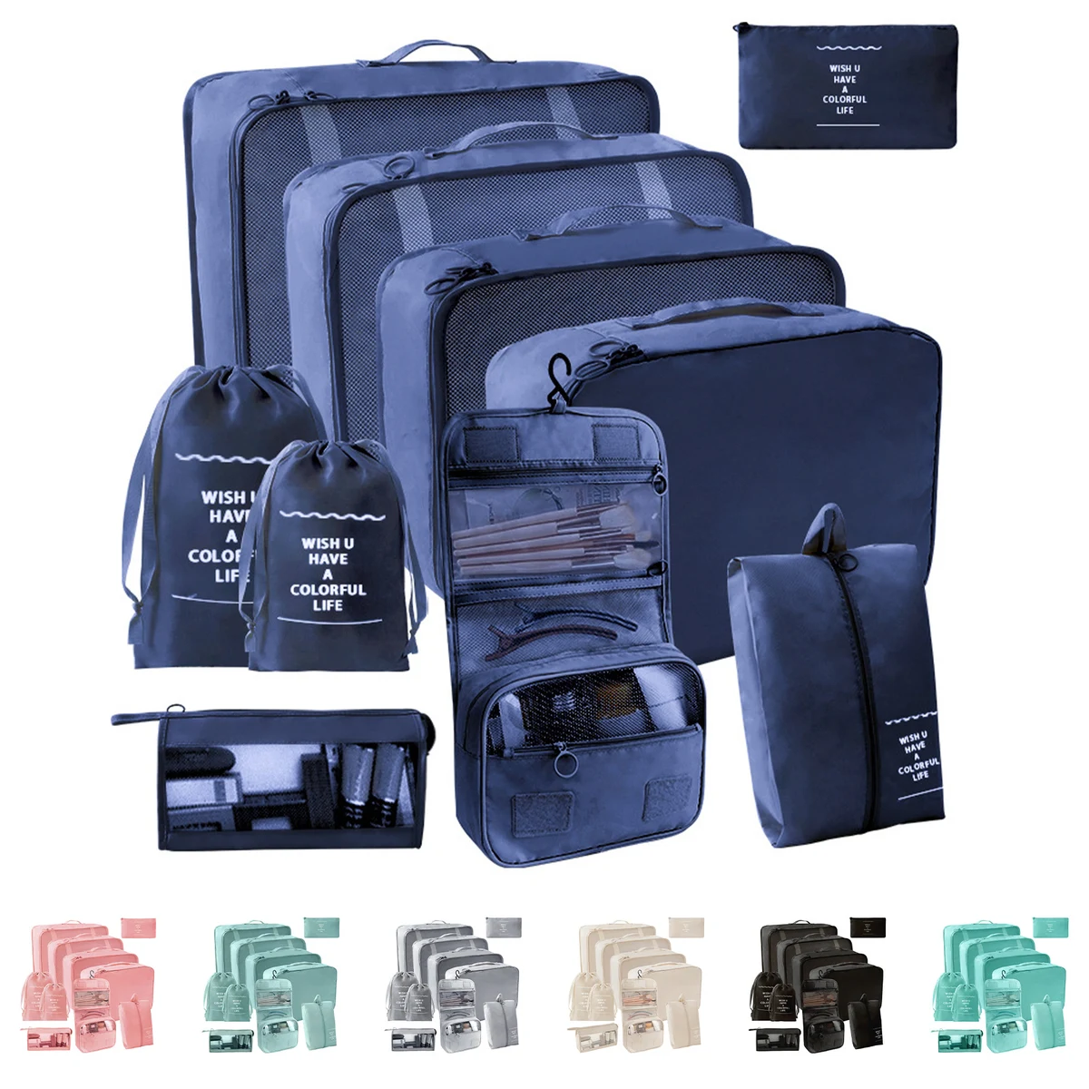 10 Set Packing Cubes 1