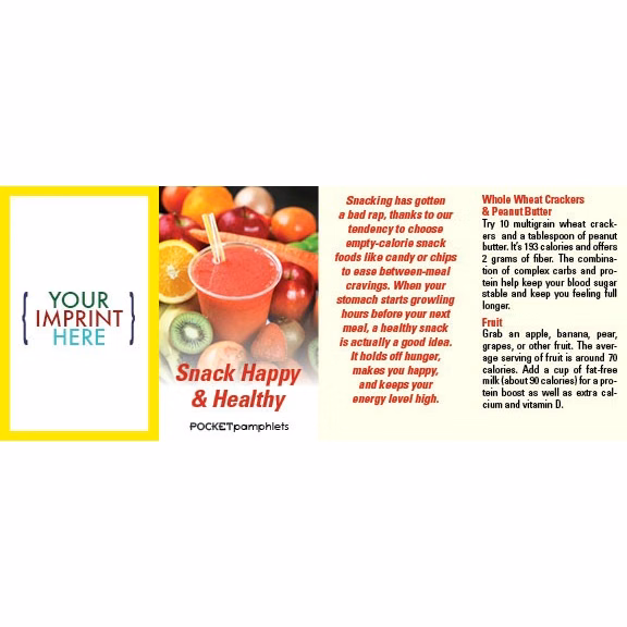 POCKET PAMPHLET - Snack Happy & Healthy Pocket Pamphlet