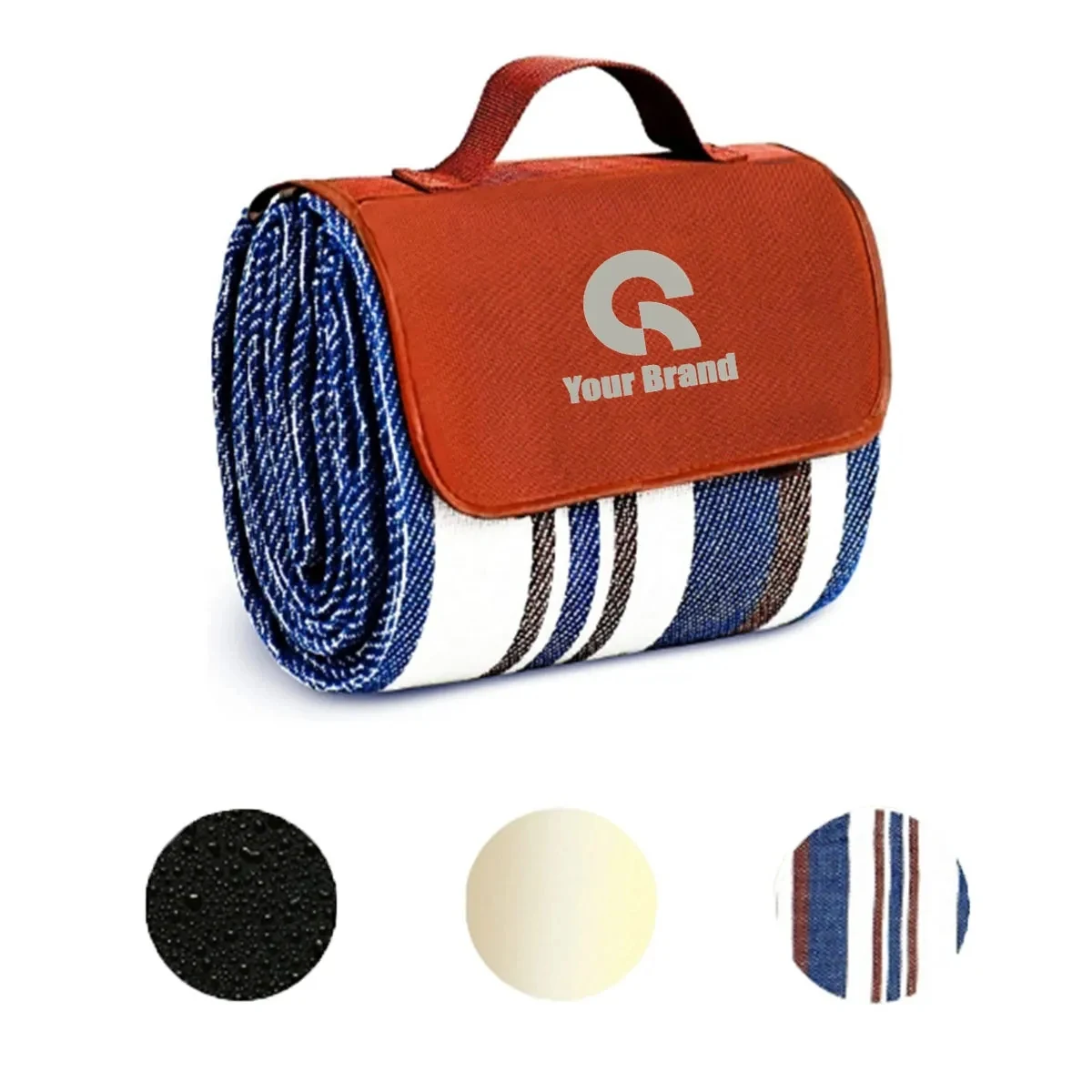 Portable Roll Up Large Waterproof Sandproof Picnic Blanket 1