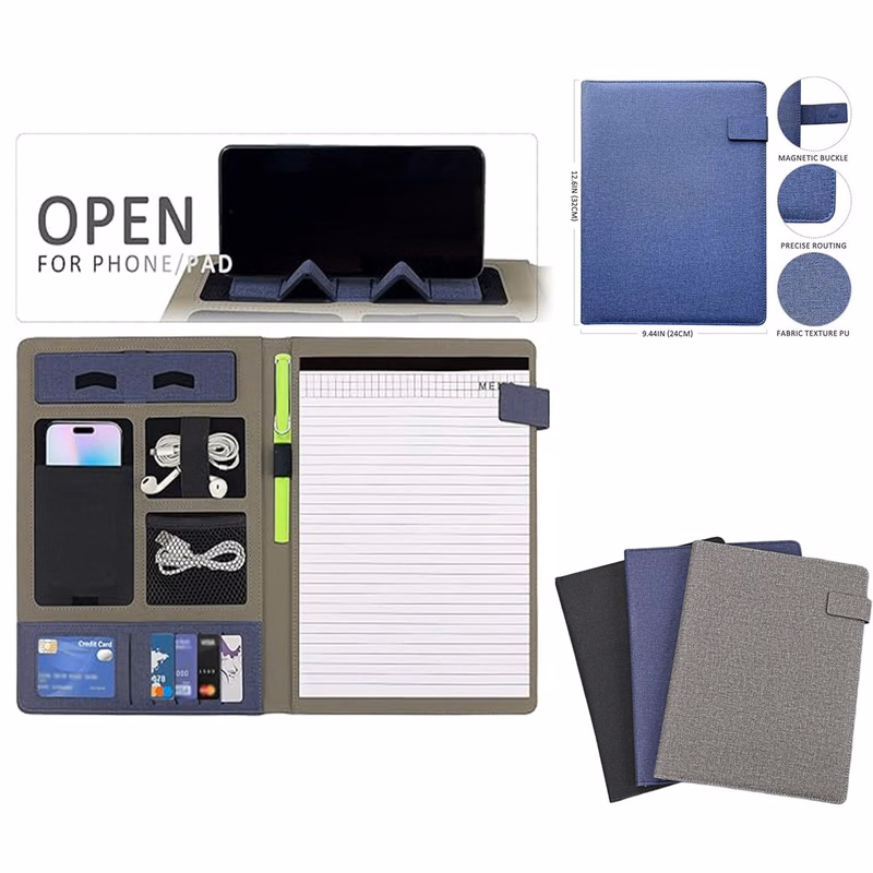 Business Folder with Clasp Design