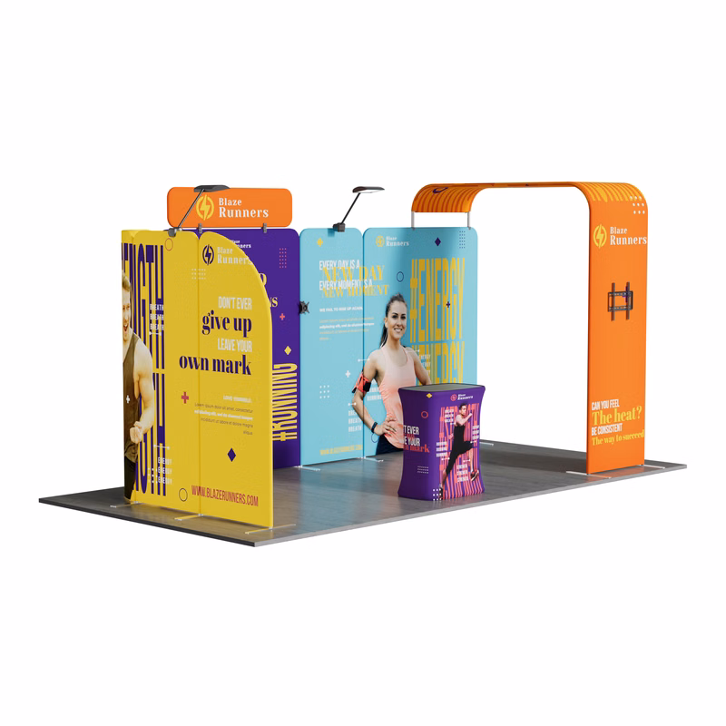 10'x20' Tradeshow Booth Kit - L Kit