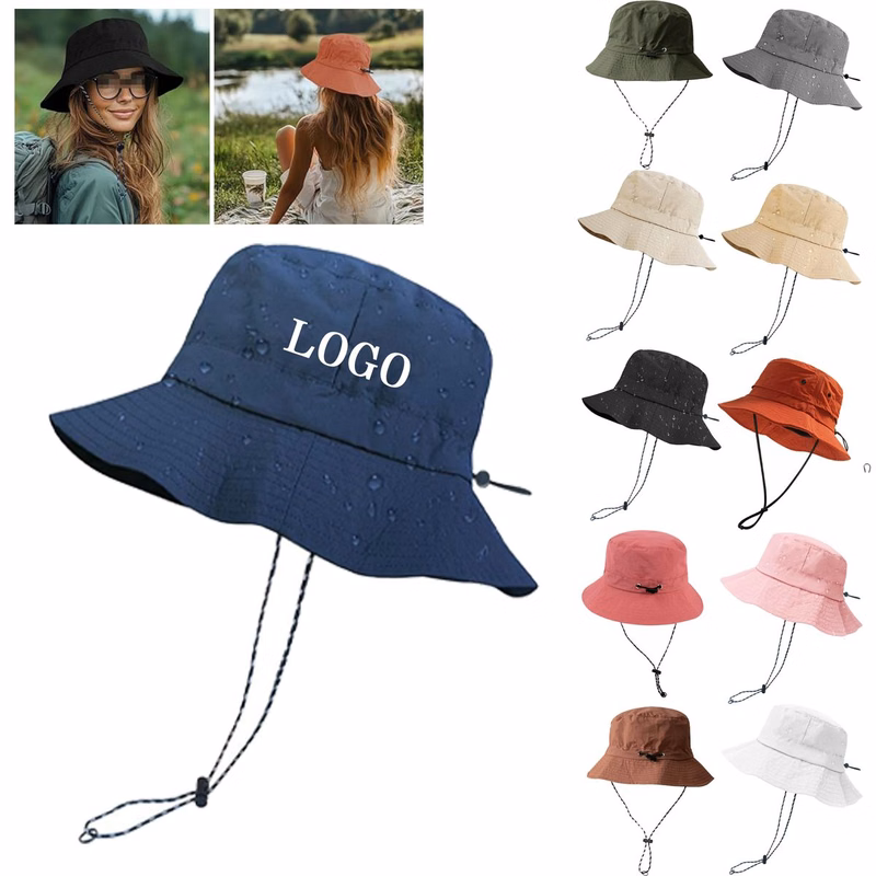 Detachable Quick Dry Waterproof Sun Bucket Hat