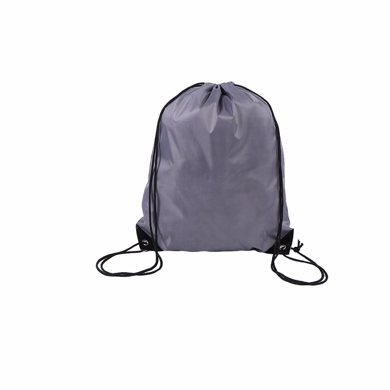 Polyester Drawstring Backpack With Corner Reinforcement