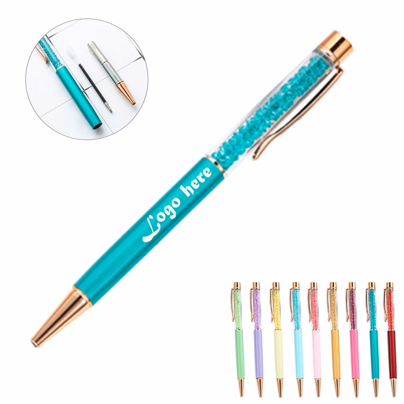 Crystal Metal Writing Pen