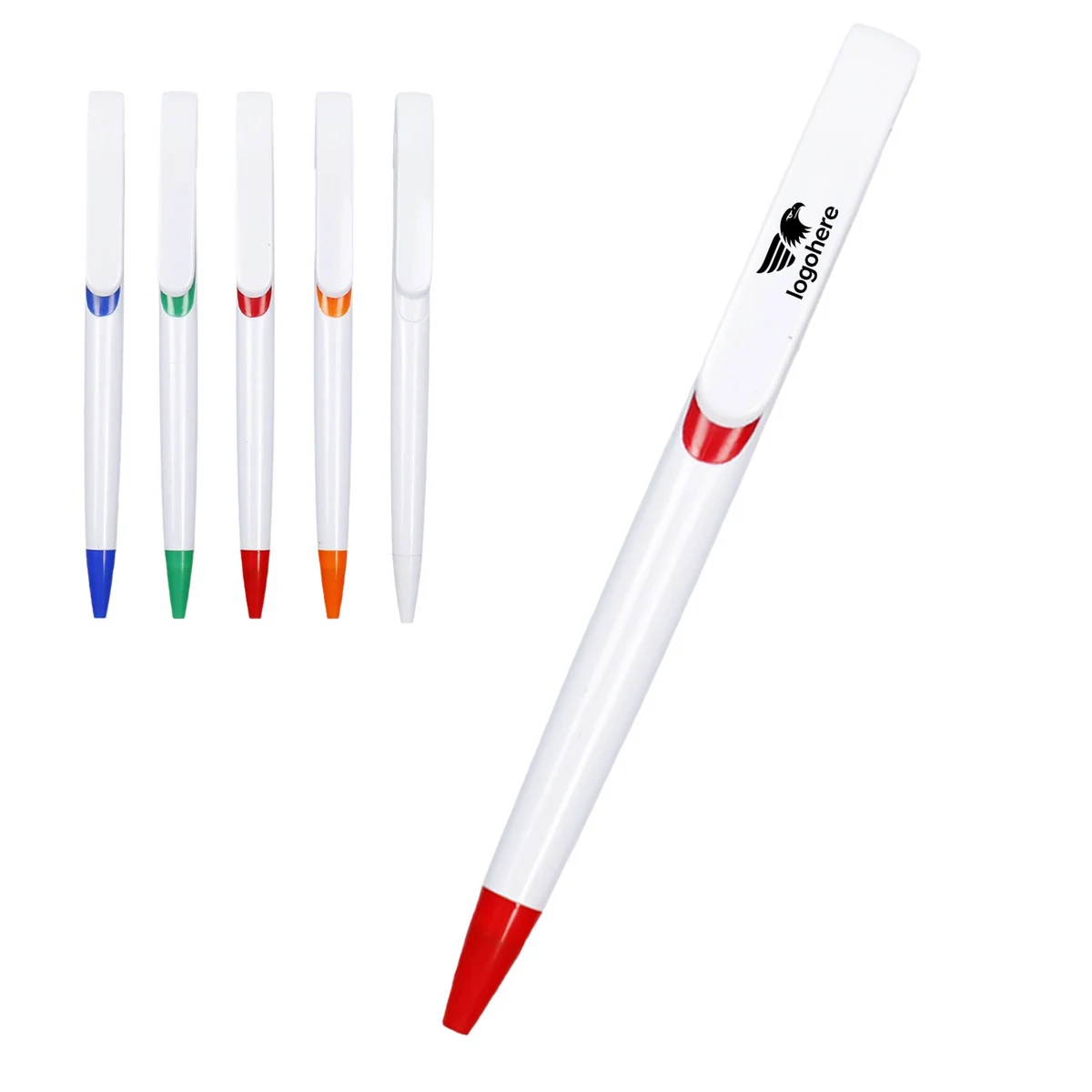 Plastic Push Button Ballpoint Pens 1
