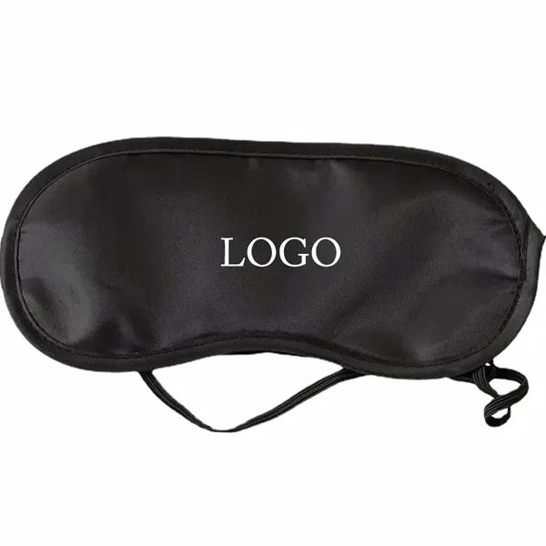 Custom Polyester Sleep Eye Mask — Soft Blackout Travel & Rest Comfort Essential