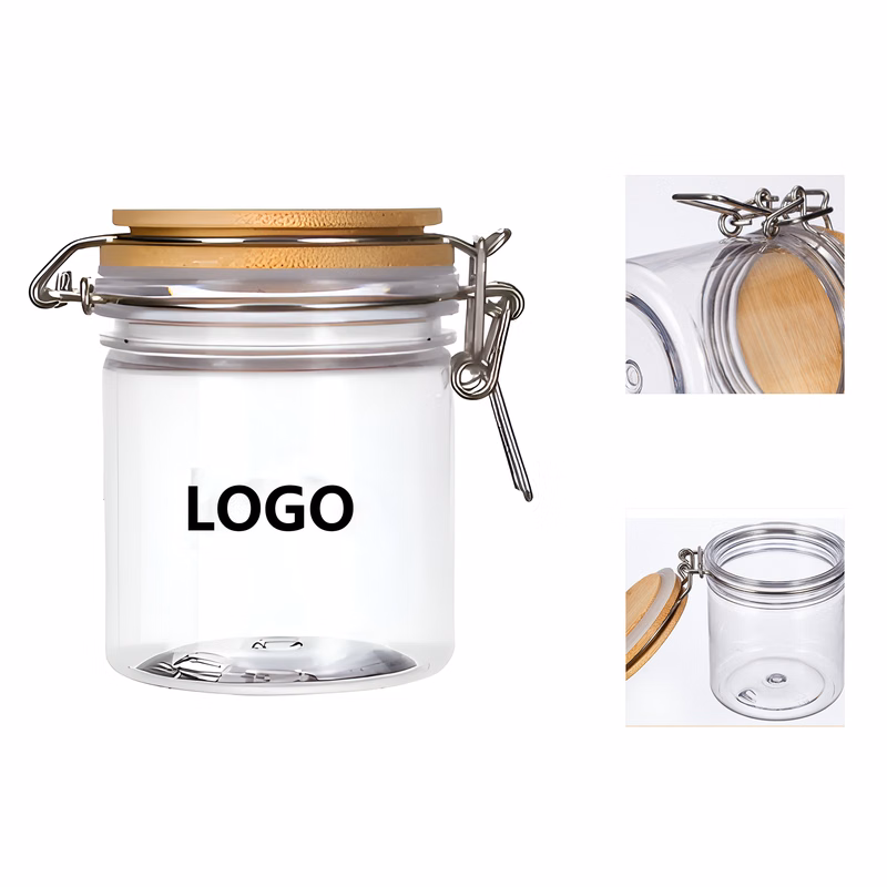 10 OZ  PCS Versatile 10 OZ Plastic Airtight Storage Jar