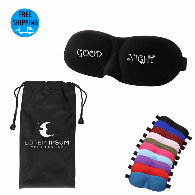 3D sleeping Eye Mask with pouch