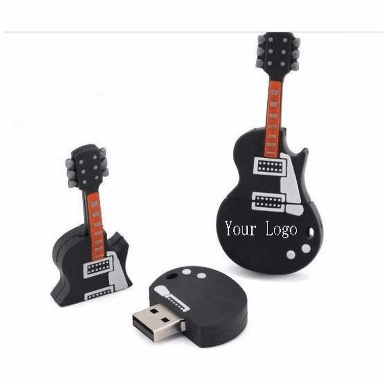 Guitar shaped flash drive-8GB