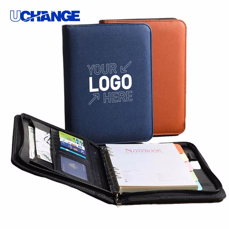 Zippered Letter Size Padfolio Business Case