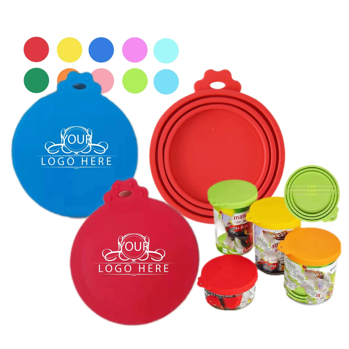 Pet Food Silicone Can Lids 1