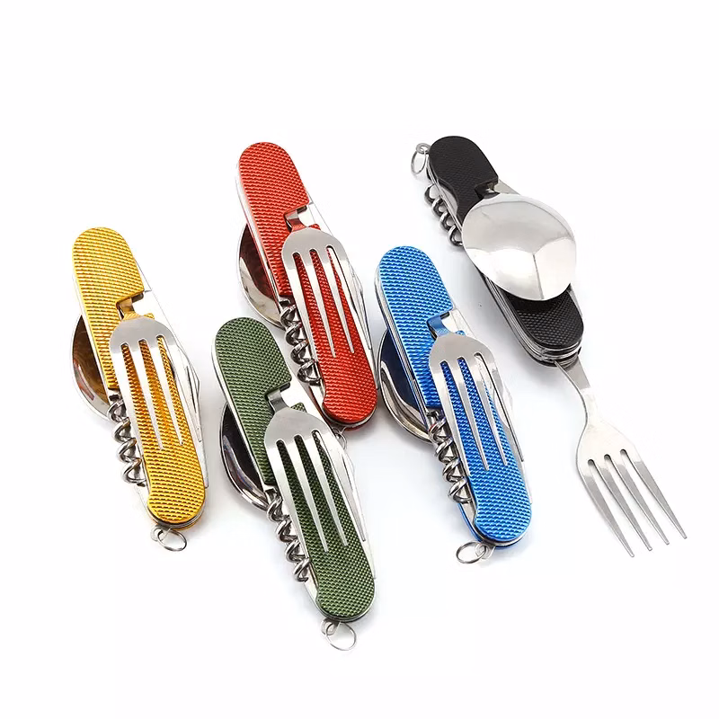 6 In 1 Multifunction Folding Cutlery Set