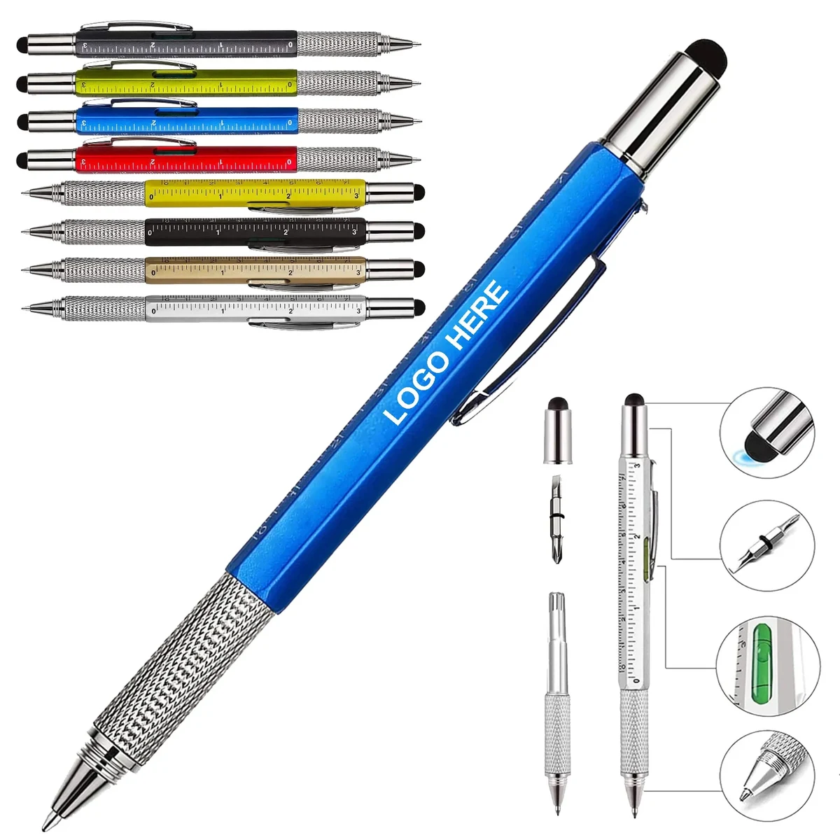 6 in 1 Multi Tech Gadget Screwdriver Ballpoint Pen 1