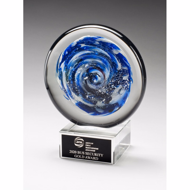 Ocean View Art Glass 7"