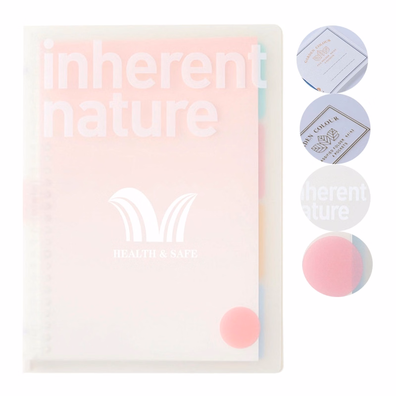 Letter Size Transparent Plastic Loose Leaf Binder