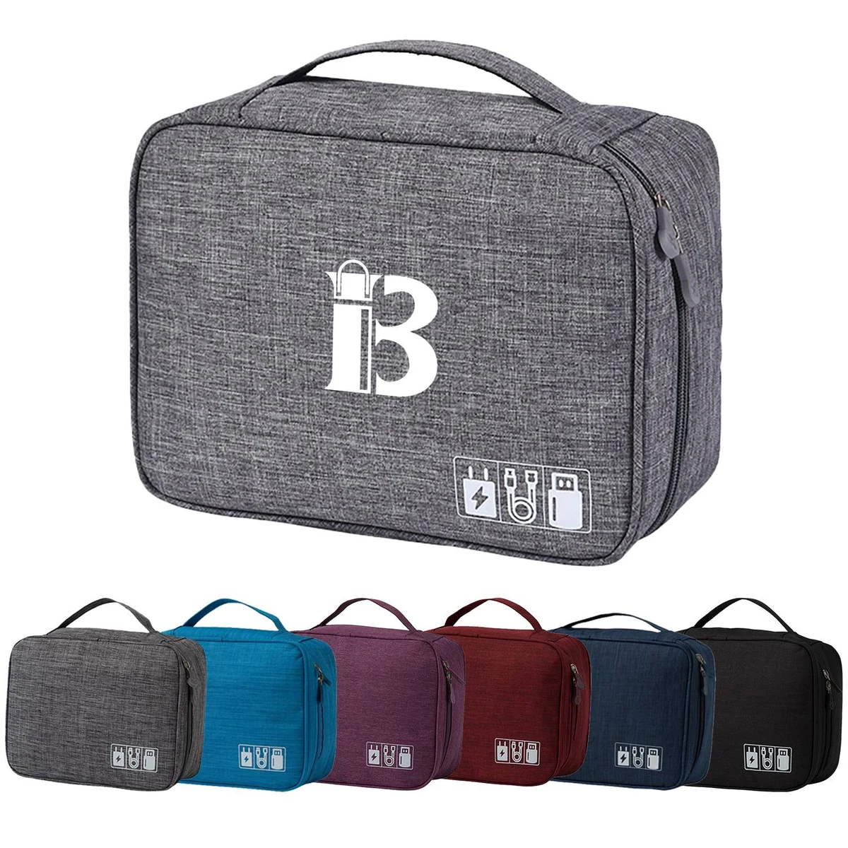 Electronic Accessories Organizer Bag Makeup Train Case 1