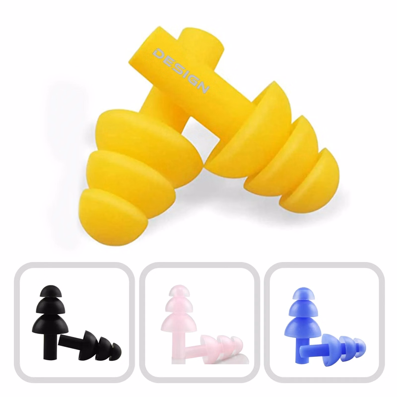 Soft Silicone Noise Reduction Ear Plugs