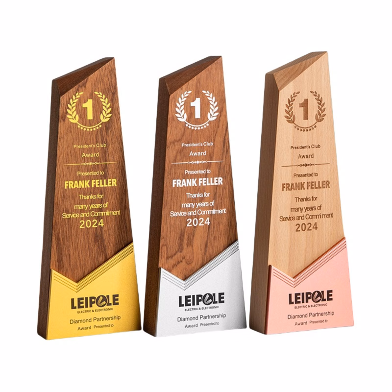 Victory Wooden Award Trophy
