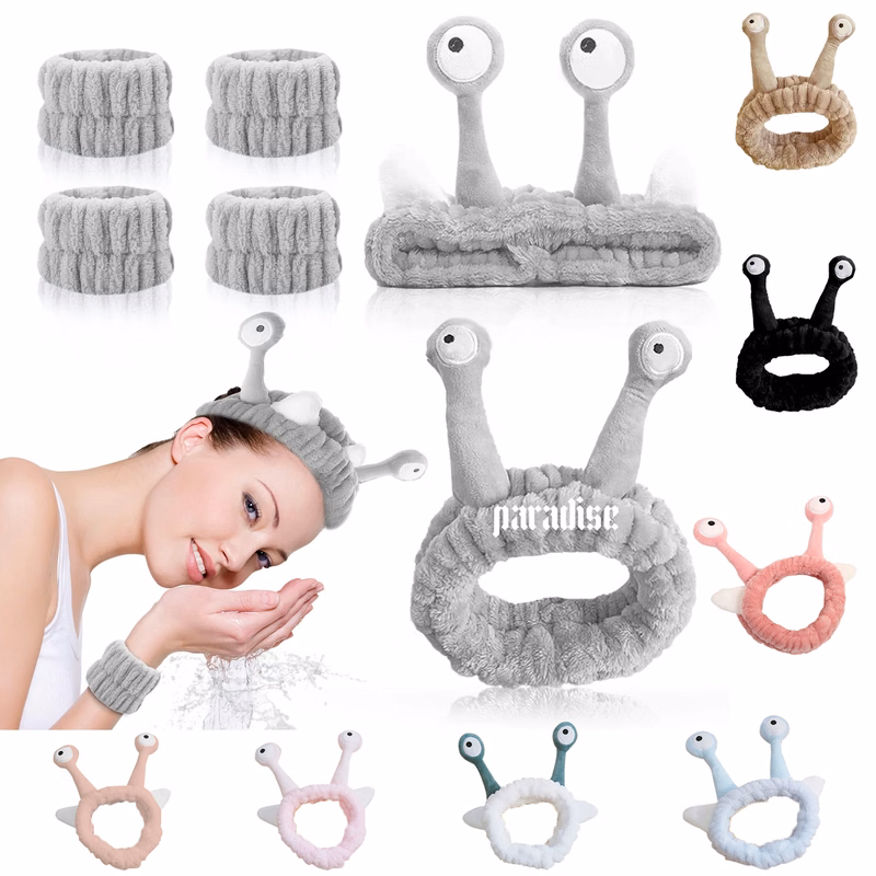Microfiber Headband Spa Wristband Set