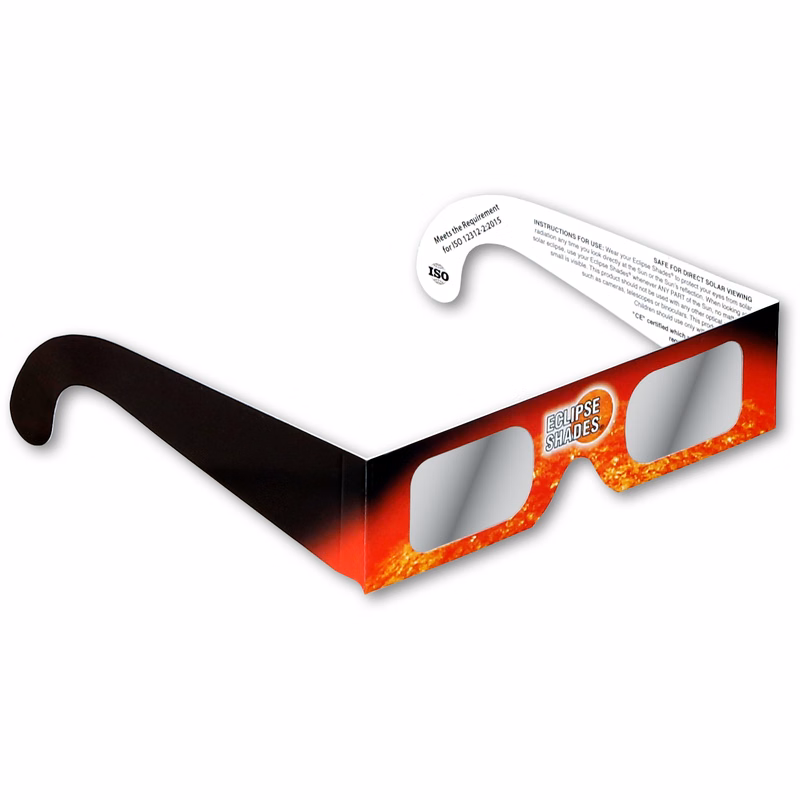 Eclipse Glasses - Safe Solar Viewers - Stock Orange