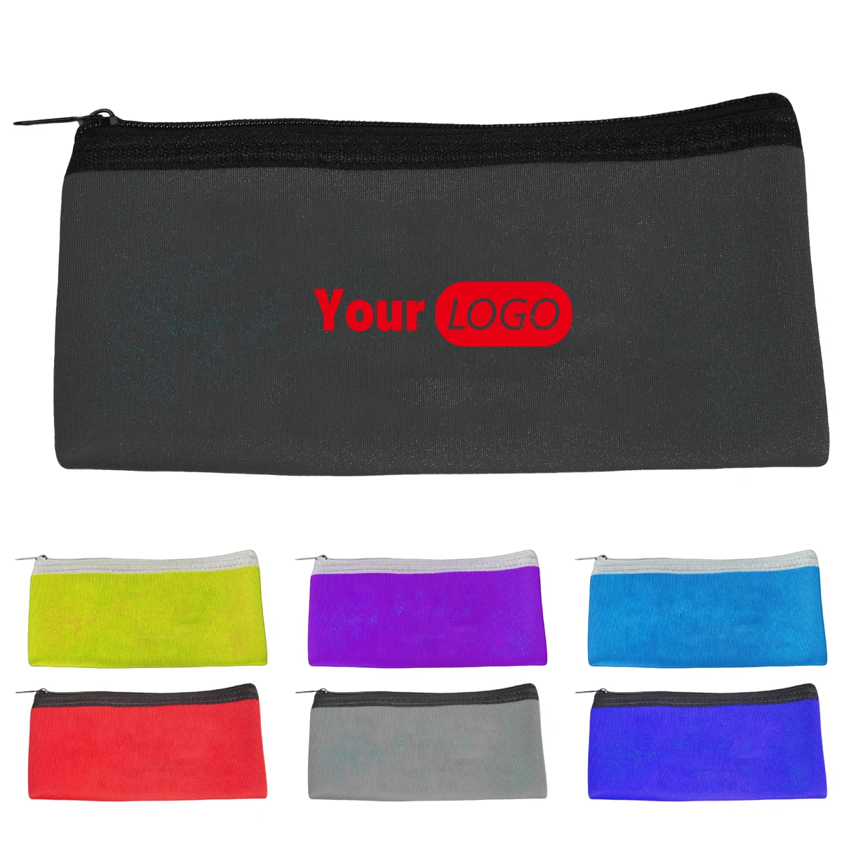 Neoprene Reusable Colorful Adhesive Zipper Bags For Fun Organization 1