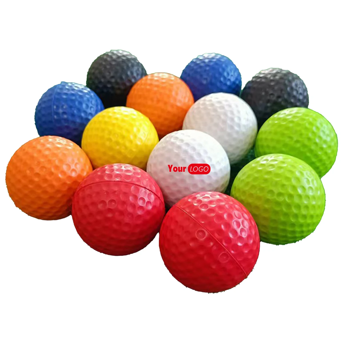 Polyurethane Logo-Ready Soft Golf Ball 1