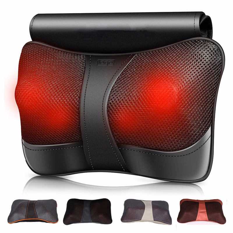 Electric Heated Back Neck Shoulder Kneading Massager