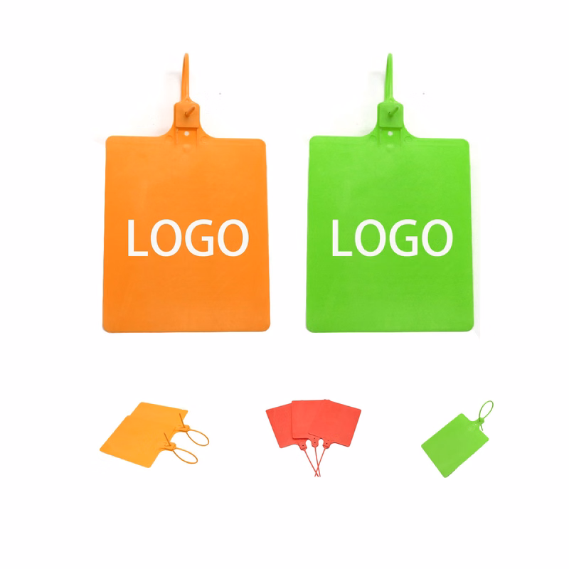 Versatile Disposable Plastic Hang Tag Label