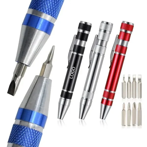 8-In-1 Magnetic Pocket Screwdriver Multitool 1