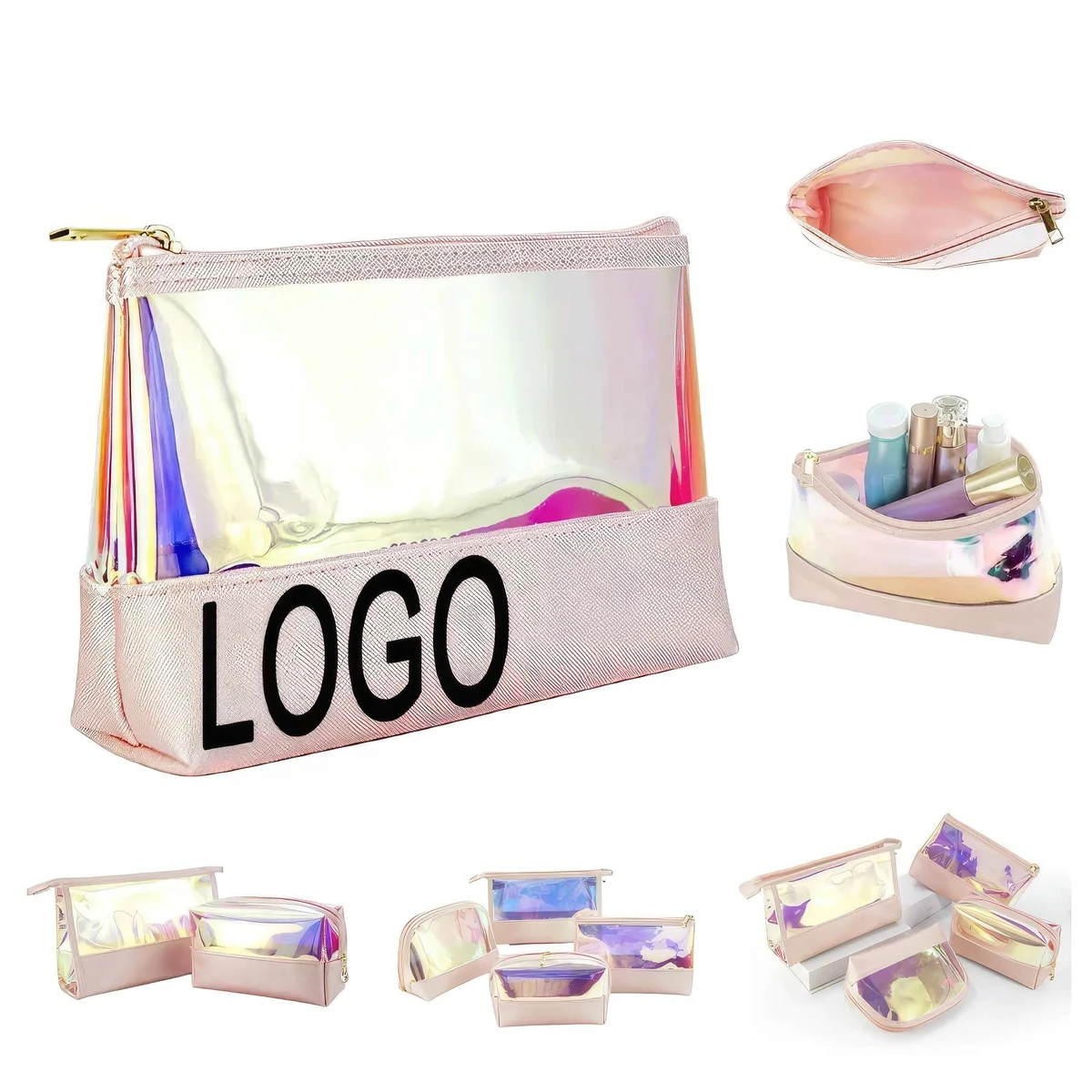 TPU Travel Makeup Organizer Pouch & Cosmetic Toiletry Bag 1