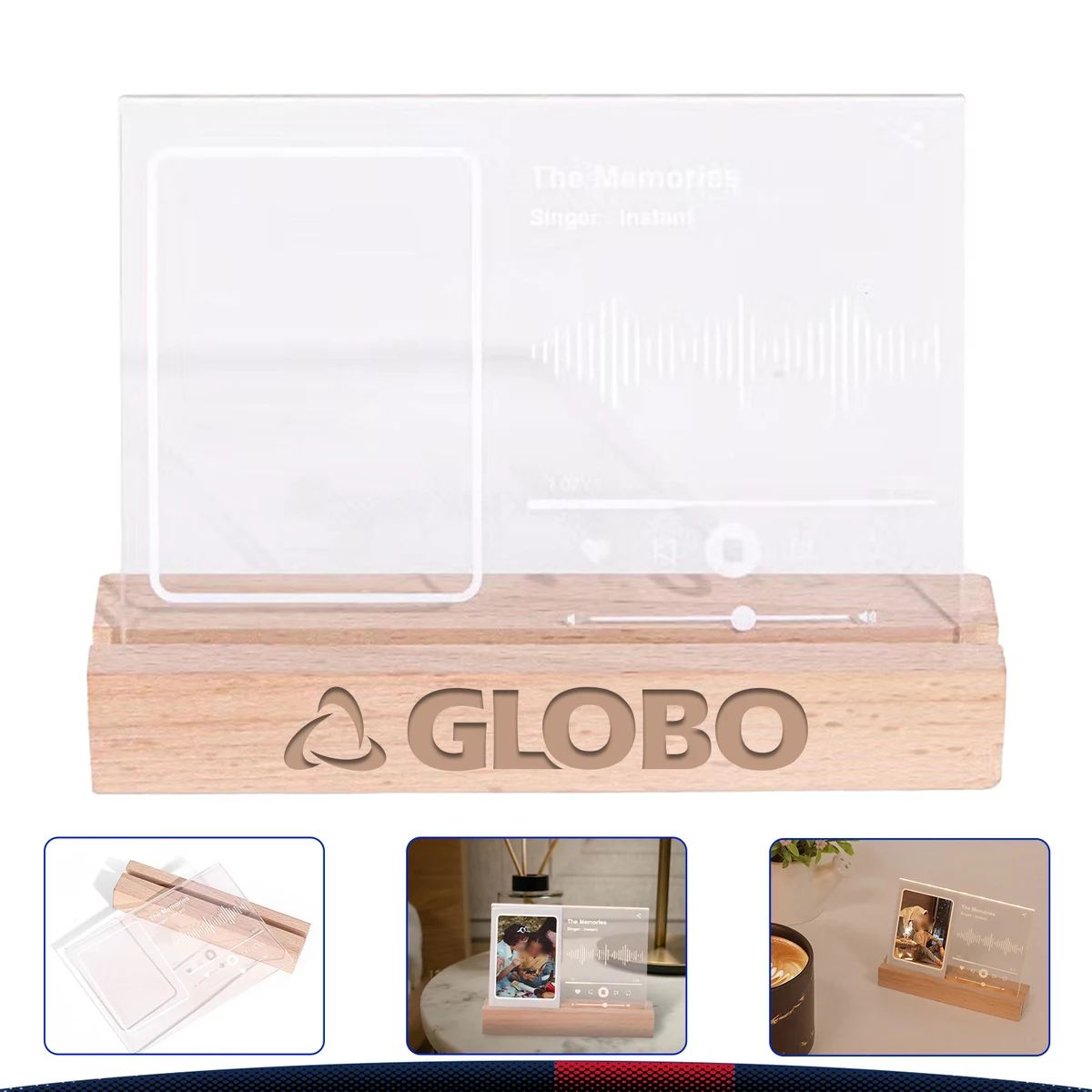 3 Inch Music Photo Frame with Light 1