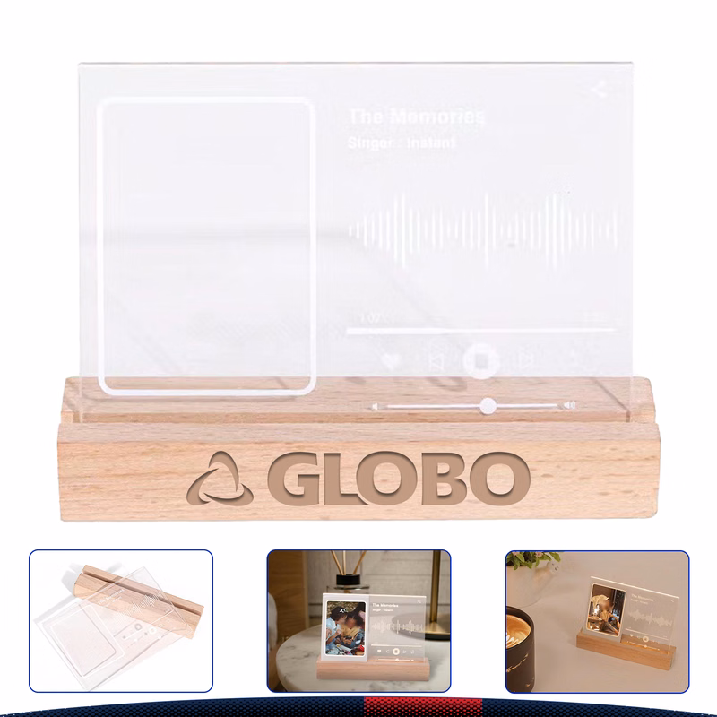 3 Inch Music Photo Frame with Light