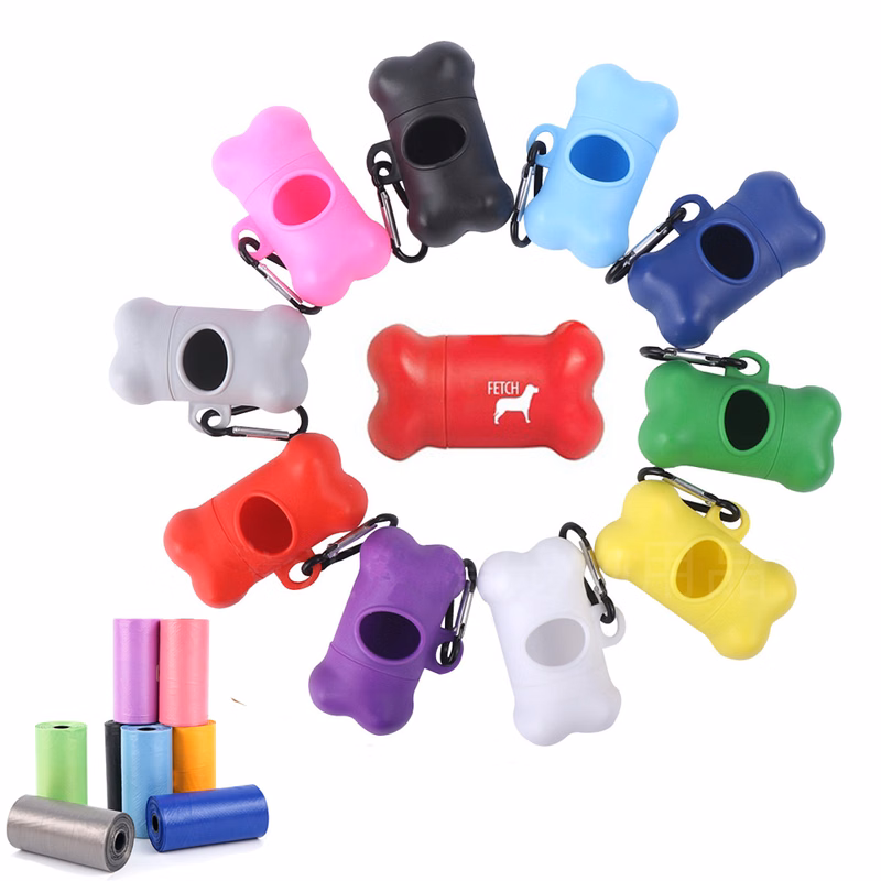 Pet Poop Bag Dispenser With Metal Carabiner