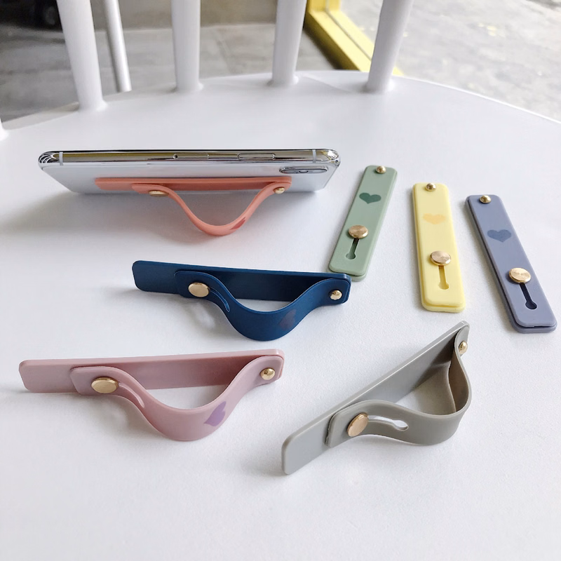Portable Phone Finger Kickstand Strap Bracket