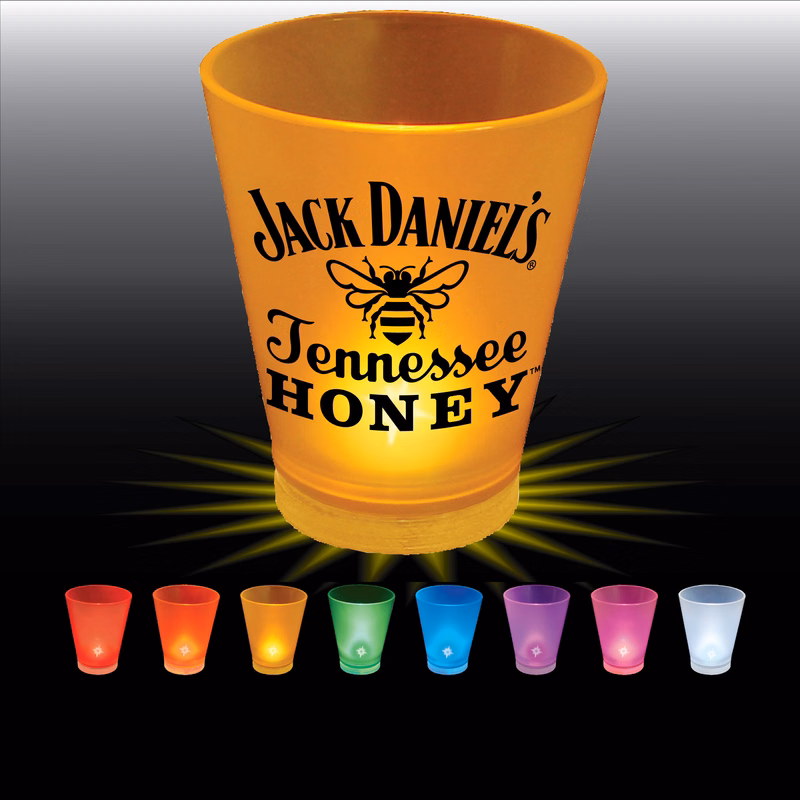 1.5oz Light Up Plastic Standard Shot Glass