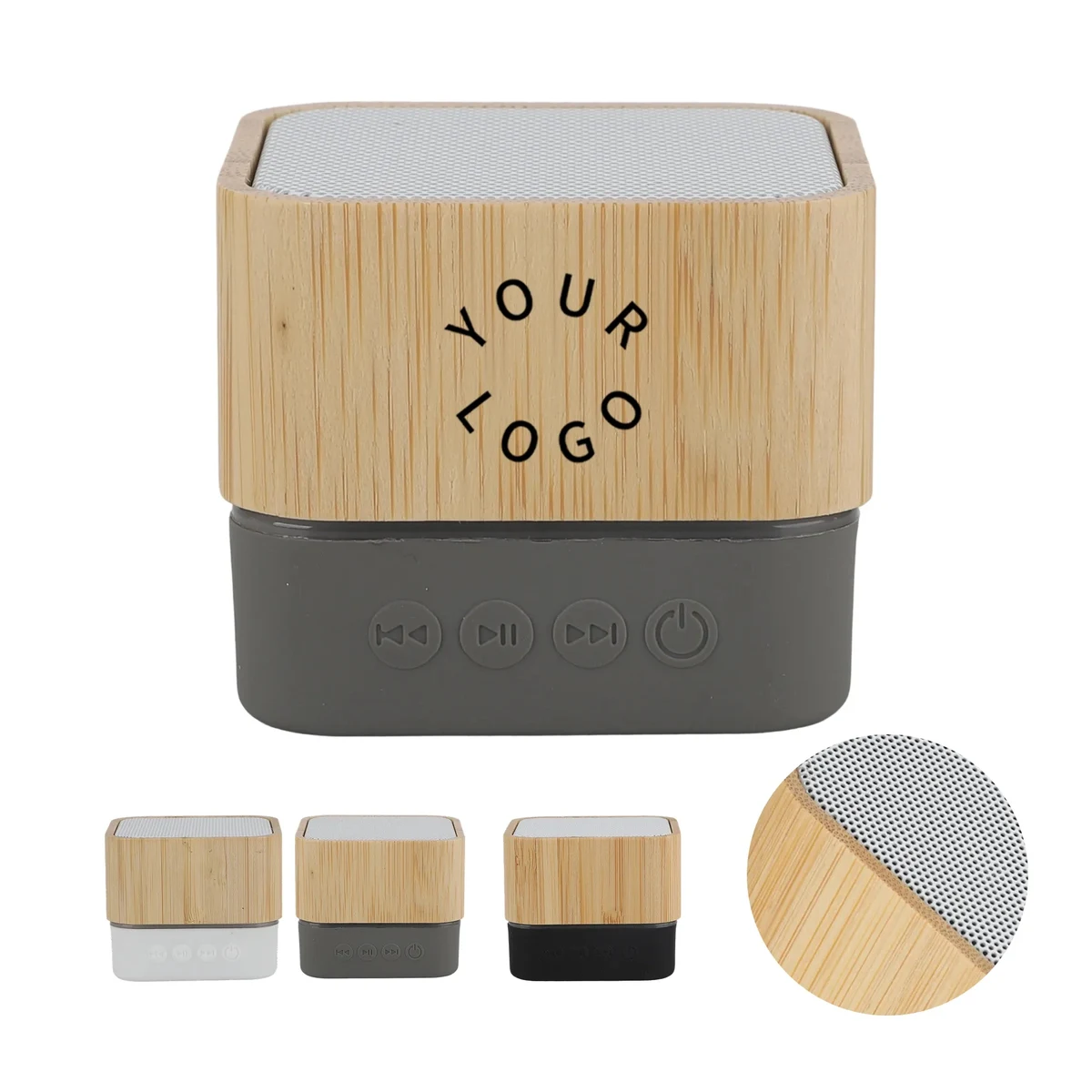 Classic Bamboo Bluetooth Speaker with Stereo Sound 1